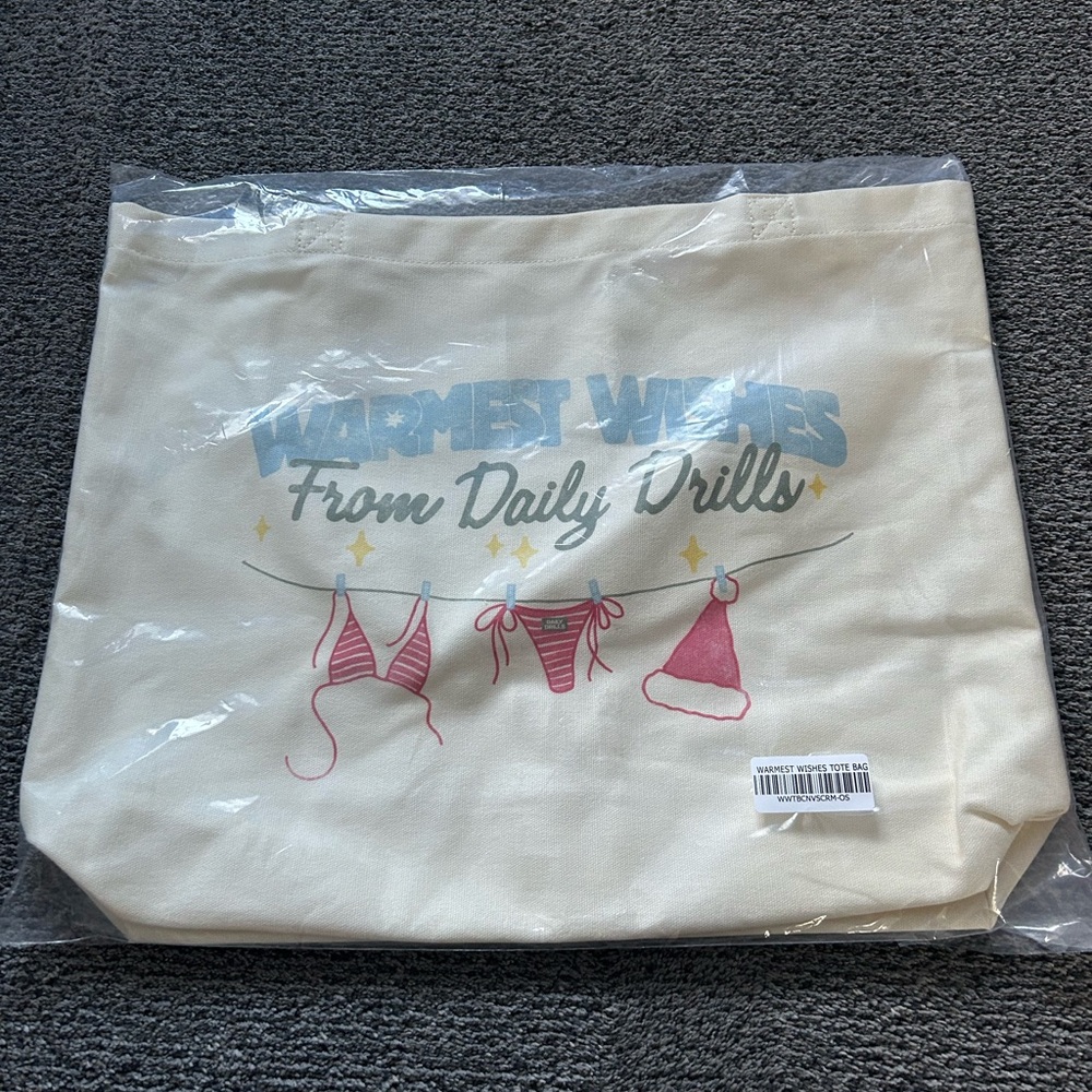 Daily Drills Warmest Wishes Tote Bag